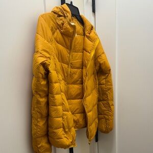 Forever 21 Mustard Puffer Jacket